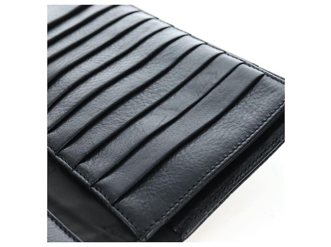 Chrome Hearts Wave Wallet Leder Schwarz Authentisch mr2894SM - Ansicht 22