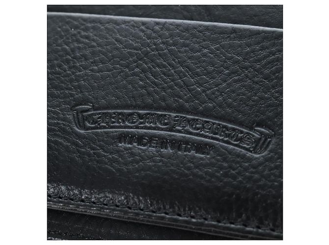 Chrome Hearts Wave Wallet Leder Schwarz Authentisch mr2894SM - Ansicht 23