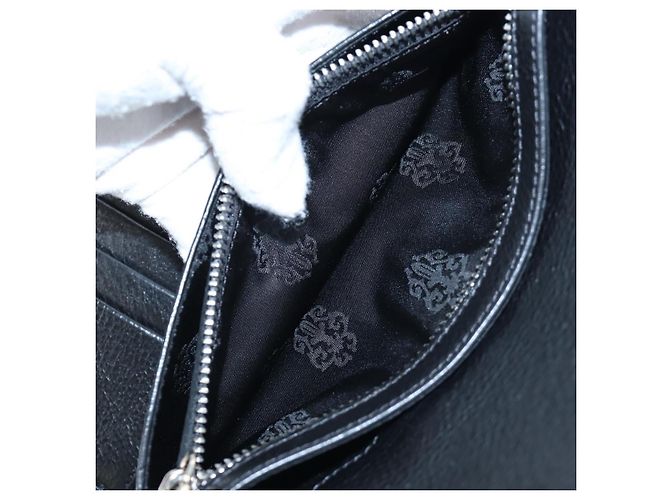 Chrome Hearts Wave Wallet Leder Schwarz Authentisch mr2894SM - Ansicht 27