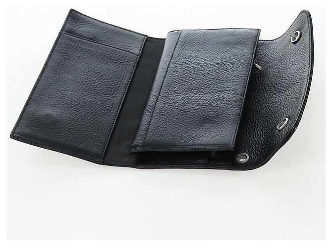 Chrome Hearts Wave Wallet Leder Schwarz Authentisch mr2894SM - Ansicht 29