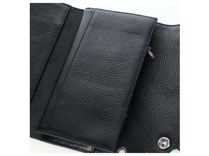 Chrome Hearts Wave Wallet Leder Schwarz Authentisch mr2894SM - Ansicht 30