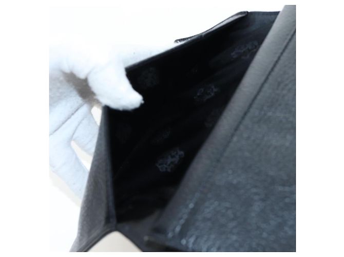 Chrome Hearts Wave Wallet Leder Schwarz Authentisch mr2894SM - Ansicht 32