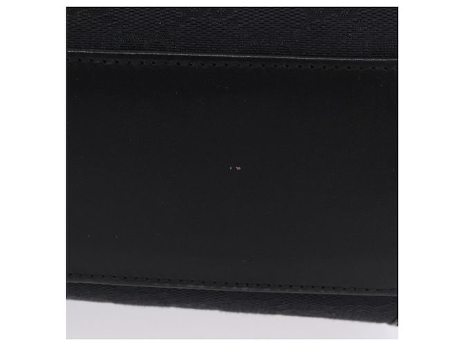 Borsa GUCCI GG Canvas Jackie Nero Argento 002 1073 Auth ka6140A - vista 14