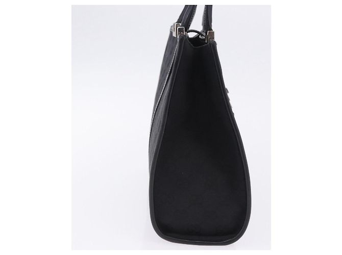 Borsa GUCCI GG Canvas Jackie Nero Argento 002 1073 Auth ka6140A - vista 6
