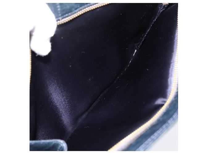 Borsa a tracolla BOTTEGA VENETA in pelle nera e oro Auth 202655A Nero D'oro - vista 10