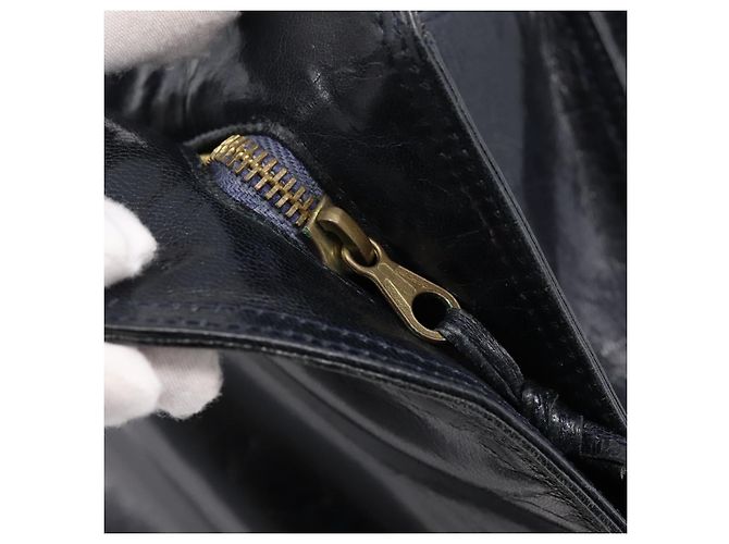 Borsa a tracolla BOTTEGA VENETA in pelle nera e oro Auth 202655A Nero D'oro - vista 11
