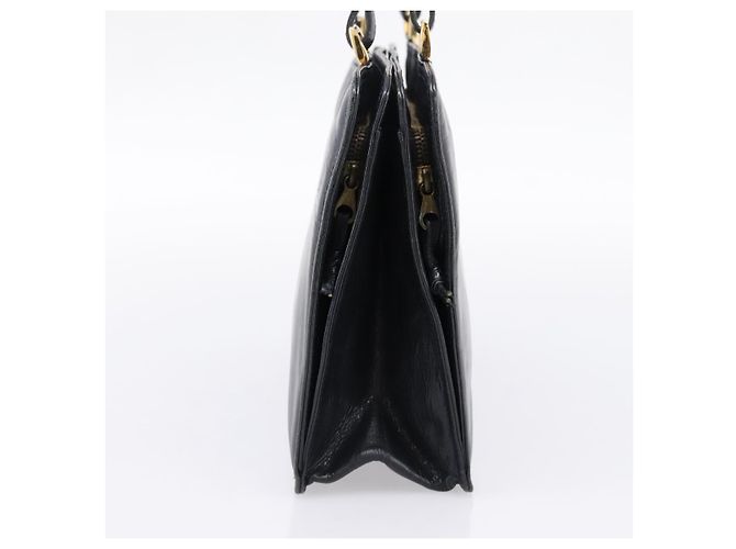 Borsa a tracolla BOTTEGA VENETA in pelle nera e oro Auth 202655A Nero D'oro - vista 4
