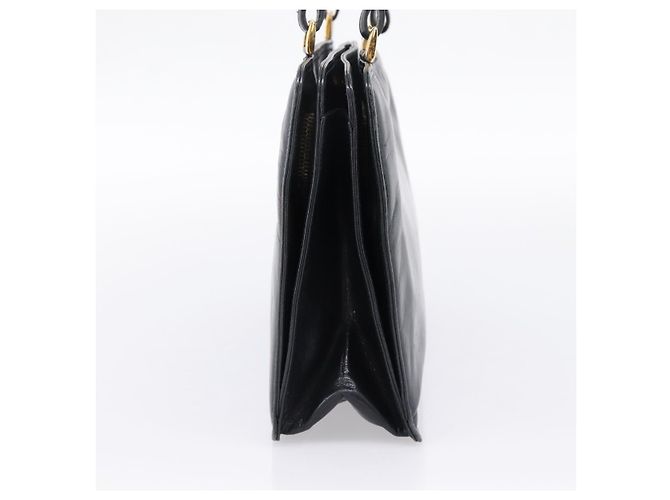 Borsa a tracolla BOTTEGA VENETA in pelle nera e oro Auth 202655A Nero D'oro - vista 5