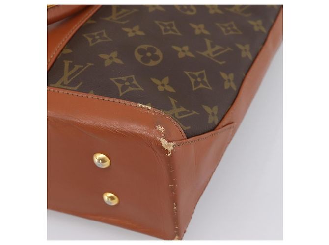 LOUIS VUITTON Monogram Sac Weekend PM Tote Bag M42425 LV Auth BA15659 - view 12