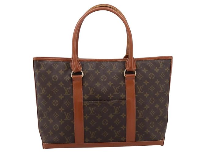 LOUIS VUITTON Monogram Sac Weekend PM Tote Bag M42425 LV Auth BA15659 - view 2