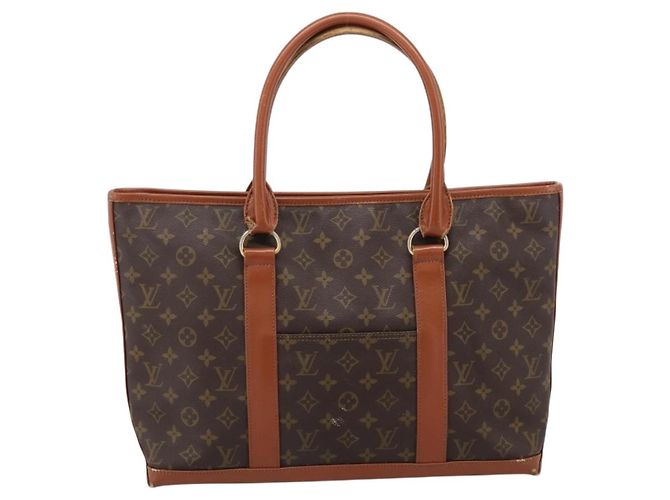 LOUIS VUITTON Monogram Sac Weekend PM Tote Bag M42425 LV Auth BA15659 - view 3