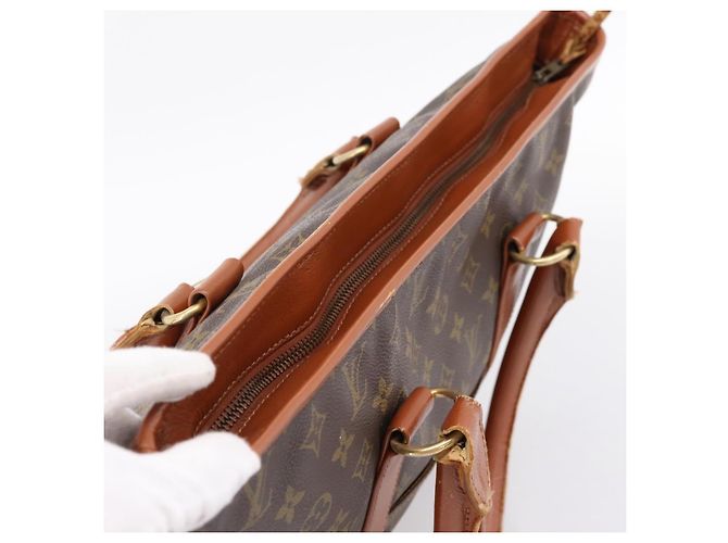 LOUIS VUITTON Monogram Sac Weekend PM Tote Bag M42425 LV Auth BA15659 - view 6