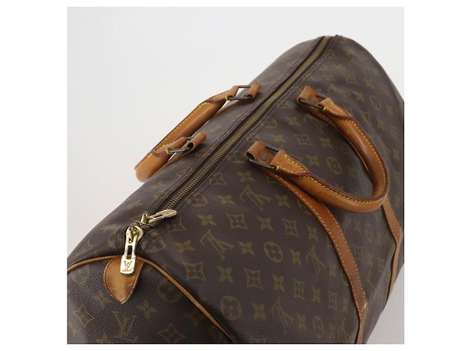 LOUIS VUITTON Monogram Keepall 50 Boston Bag M41426 LV Auth 200270 Monogramma - vista 6