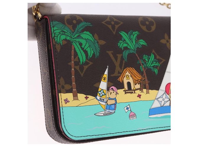 LOUIS VUITTON Monogram Vivienne Pochette Felice Bag M82627 LV Auth 197240SAM Monogramma - vista 15