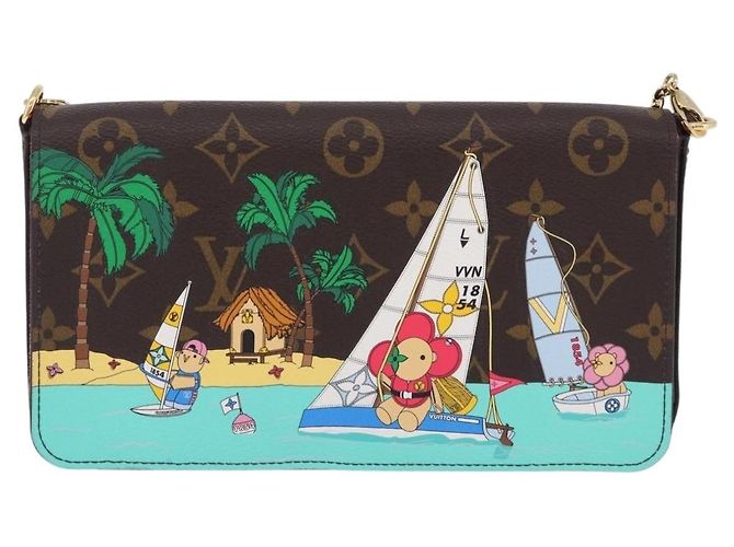 LOUIS VUITTON Monogram Vivienne Pochette Felice Bag M82627 LV Auth 197240SAM Monogramma - vista 2
