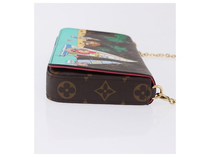 LOUIS VUITTON Monogram Vivienne Pochette Felice Bag M82627 LV Auth 197240SAM Monogramma - vista 4