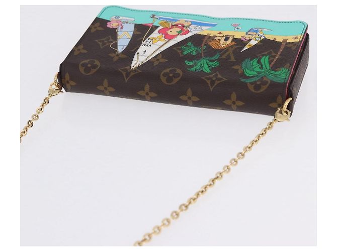 LOUIS VUITTON Monogram Vivienne Pochette Felice Bag M82627 LV Auth 197240SAM Monogramma - vista 6