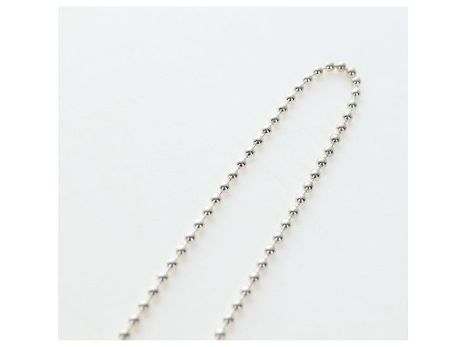 Collana Large Dog Tag Chrome Hearts metallo Silver Auth mr2897SAM Argento - vista 11
