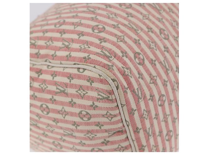 Borsa a mano LOUIS VUITTON Mini Lin Croisette Speedy 30 Rosa M95501 LV Auth 200729A - vista 12