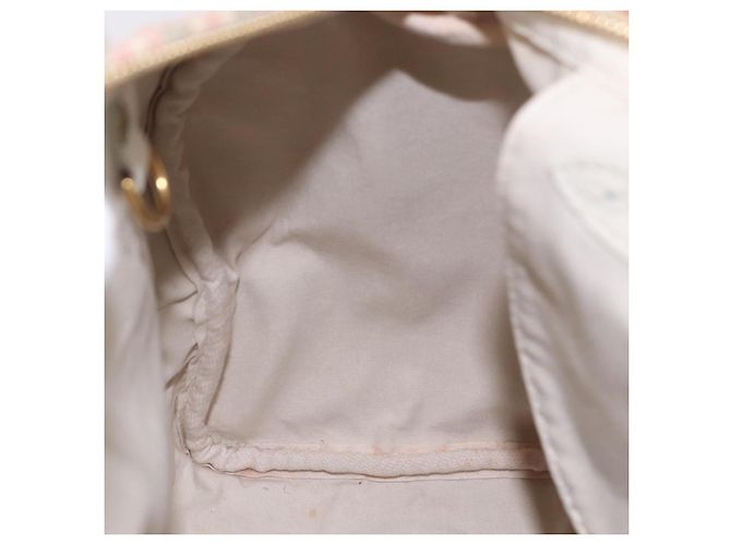 Borsa a mano LOUIS VUITTON Mini Lin Croisette Speedy 30 Rosa M95501 LV Auth 200729A - vista 24