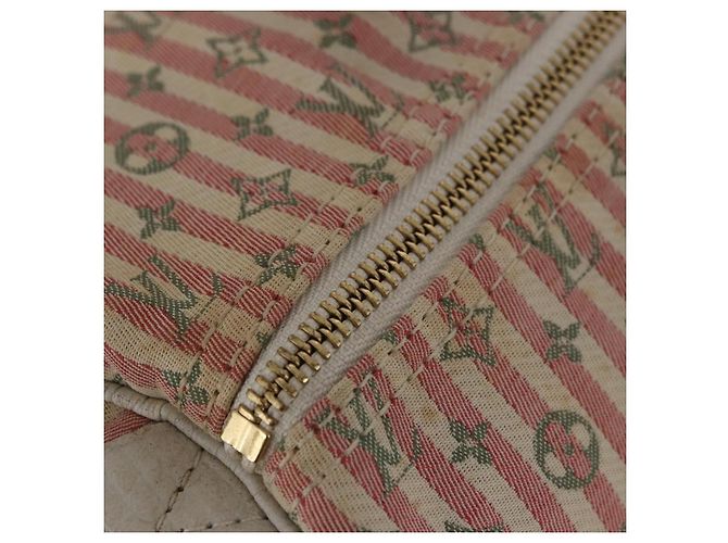 Borsa a mano LOUIS VUITTON Mini Lin Croisette Speedy 30 Rosa M95501 LV Auth 200729A - vista 8