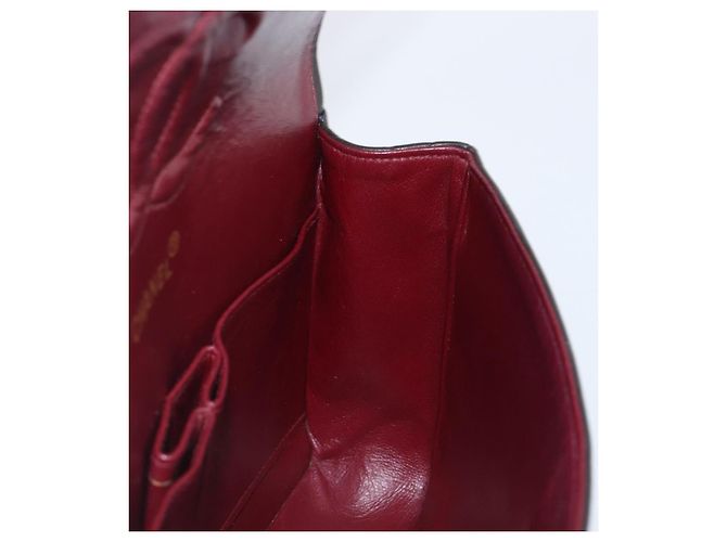Borsa a tracolla CHANEL Chain Matelasse 25 in pelle d'agnello nera e oro CC Auth 200542SAM Nero D'oro - vista 20