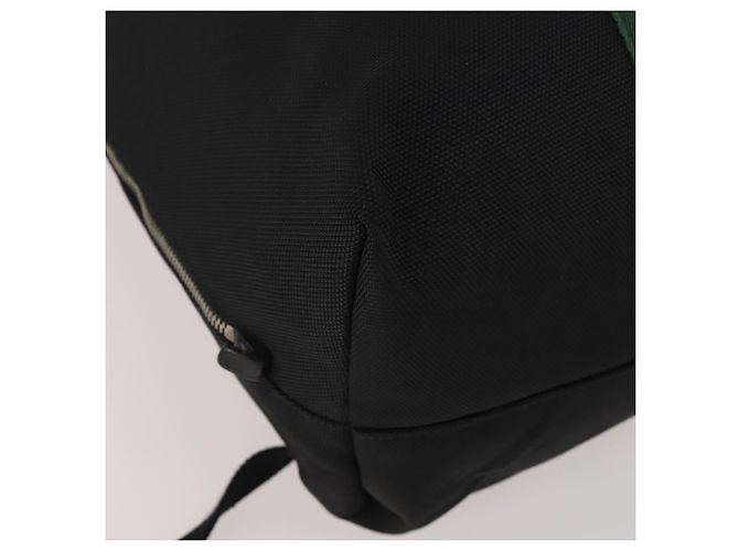 Zaino GUCCI Web Sherry Line Canvas Leather Black Silver 337075 Auth hk4063A Nero Argento - vista 13