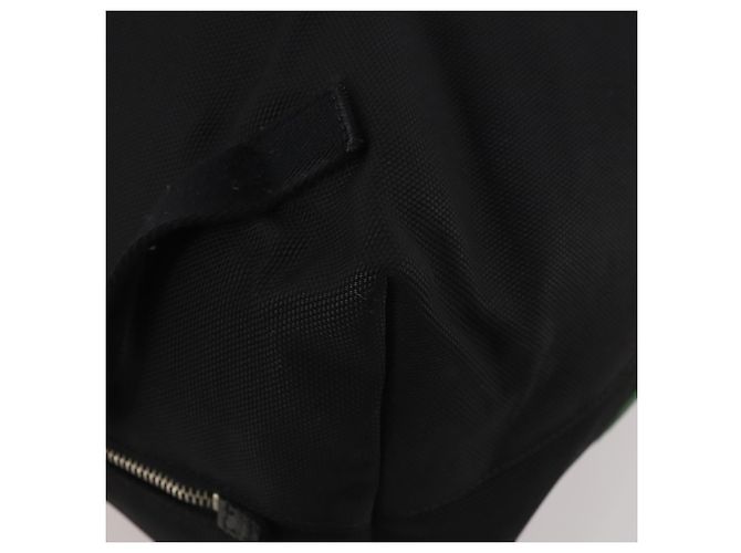 Zaino GUCCI Web Sherry Line Canvas Leather Black Silver 337075 Auth hk4063A Nero Argento - vista 15
