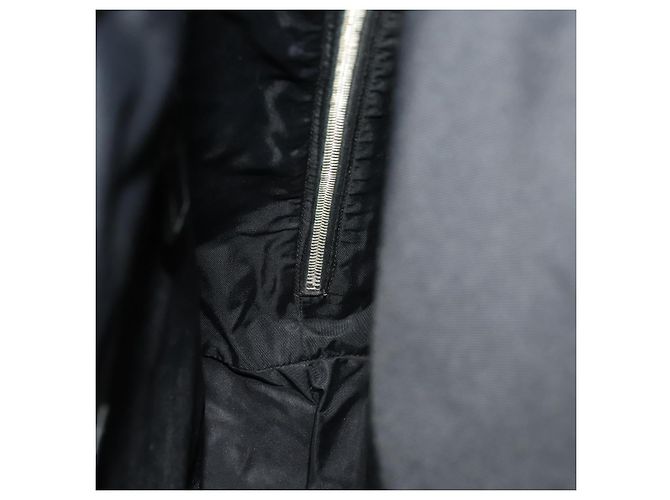 Zaino GUCCI Web Sherry Line Canvas Leather Black Silver 337075 Auth hk4063A Nero Argento - vista 21
