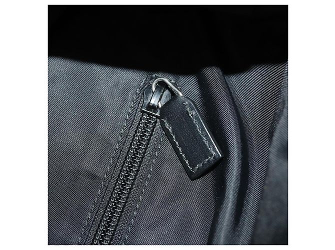 Zaino GUCCI Web Sherry Line Canvas Leather Black Silver 337075 Auth hk4063A Nero Argento - vista 23