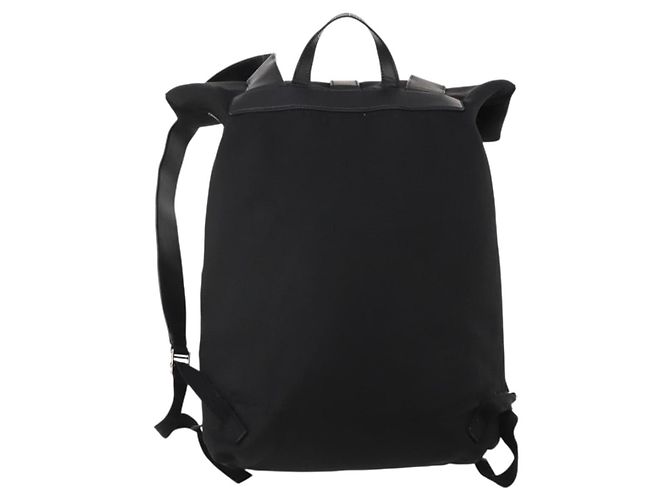 Zaino GUCCI Web Sherry Line Canvas Leather Black Silver 337075 Auth hk4063A Nero Argento - vista 3
