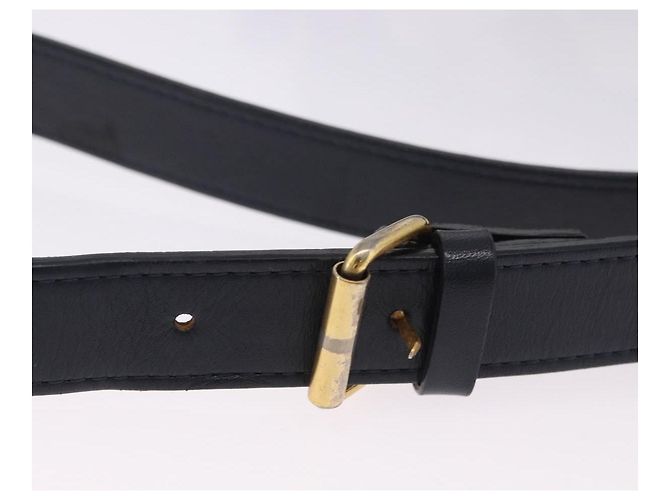 Autre Marque Borsa a tracolla SAINT LAURENT PVC Canvas Navy White Auth 197773 Bianco Blu navy - vista 8