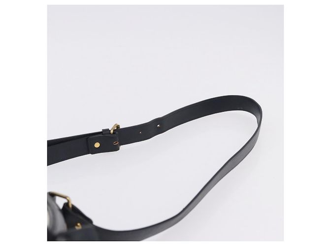 Autre Marque Borsa a tracolla SAINT LAURENT PVC Canvas Navy White Auth 197773 Bianco Blu navy - vista 9