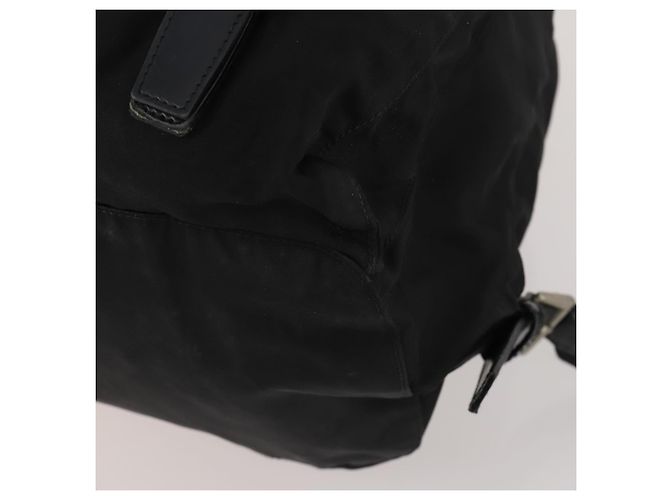 Zaino PRADA Nylon Black Silver Auth 197878 Nero Argento - vista 13