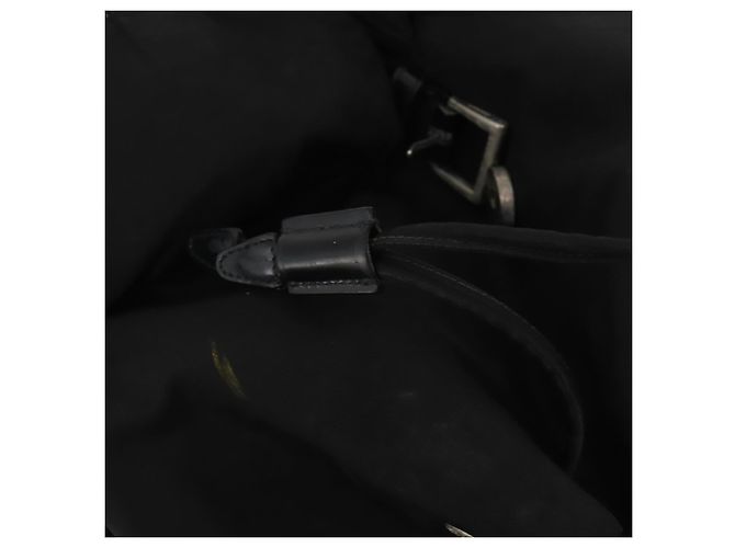 Zaino PRADA Nylon Black Silver Auth 197878 Nero Argento - vista 20