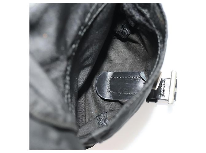 Zaino PRADA Nylon Black Silver Auth 197878 Nero Argento - vista 27