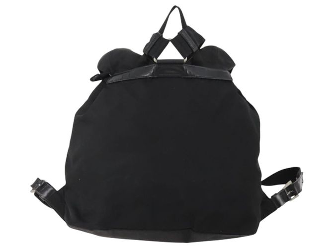 Zaino PRADA Nylon Black Silver Auth 197878 Nero Argento - vista 3