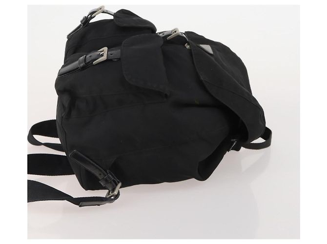 Zaino PRADA Nylon Black Silver Auth 197878 Nero Argento - vista 4