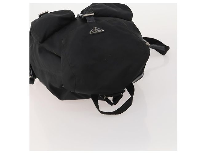 Zaino PRADA Nylon Black Silver Auth 197878 Nero Argento - vista 6