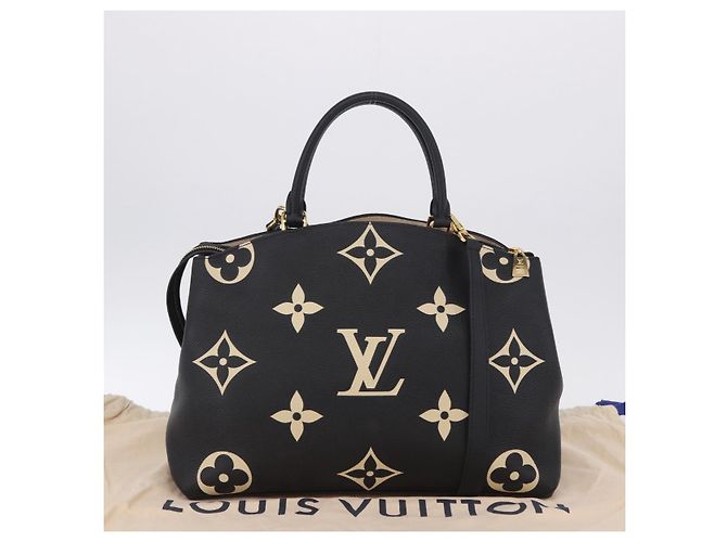 LOUIS VUITTON Monogram Empreinte Grand Palais MM Hand Bag M45842 Auth ka6115SAV Nero Monogramma - vista 29