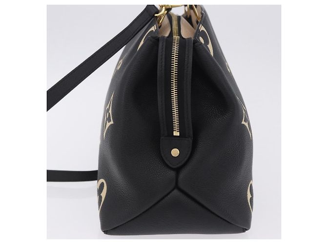 LOUIS VUITTON Monogram Empreinte Grand Palais MM Hand Bag M45842 Auth ka6115SAV Nero Monogramma - vista 4