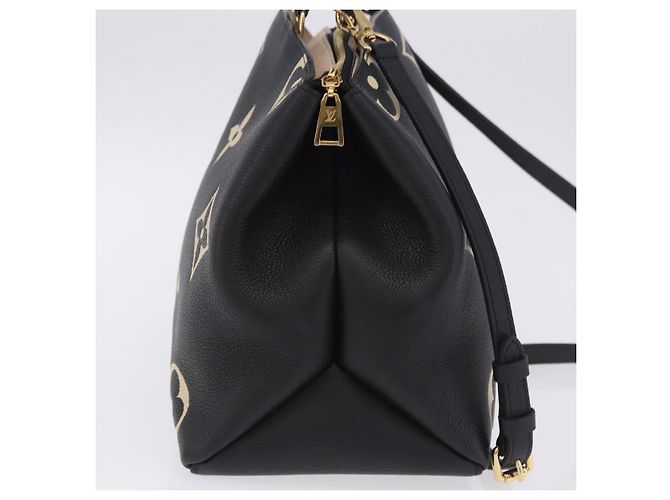 LOUIS VUITTON Monogram Empreinte Grand Palais MM Hand Bag M45842 Auth ka6115SAV Nero Monogramma - vista 5