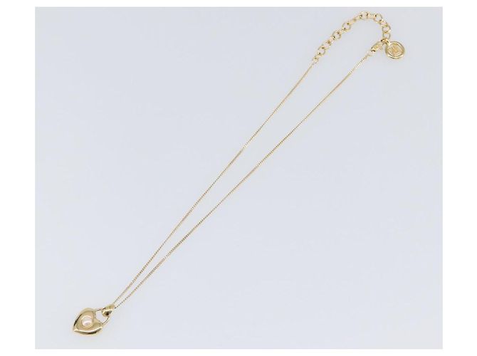 Colar GIVENCHY metal Gold Auth SW2822 Dourado - vista 10
