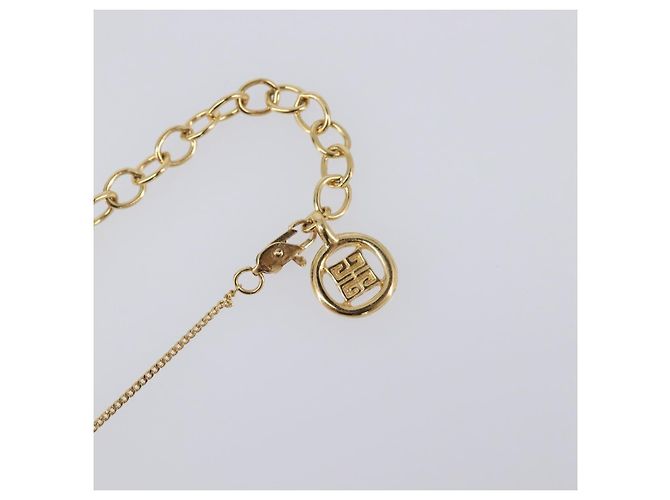 Colar GIVENCHY metal Gold Auth SW2822 Dourado - vista 16