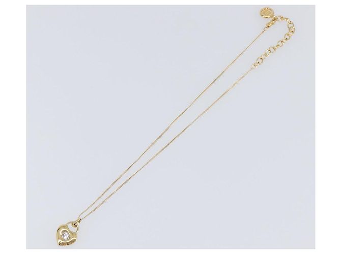 Colar GIVENCHY metal Gold Auth SW2822 Dourado - vista 2