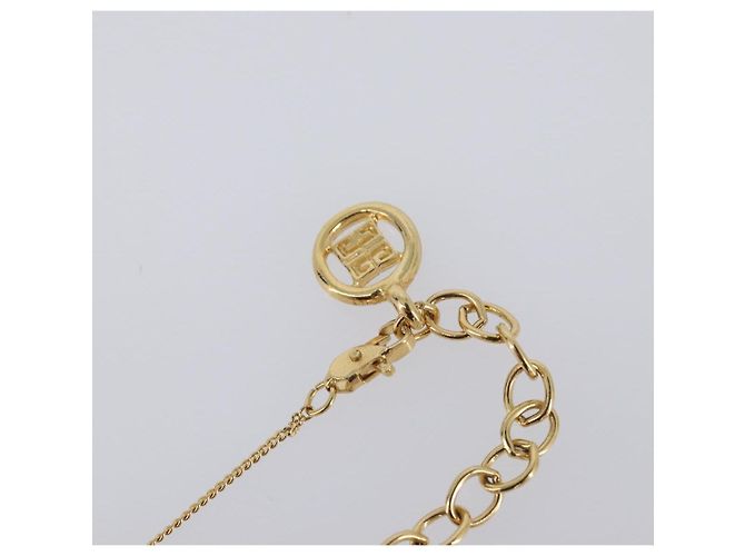 Colar GIVENCHY metal Gold Auth SW2822 Dourado - vista 9
