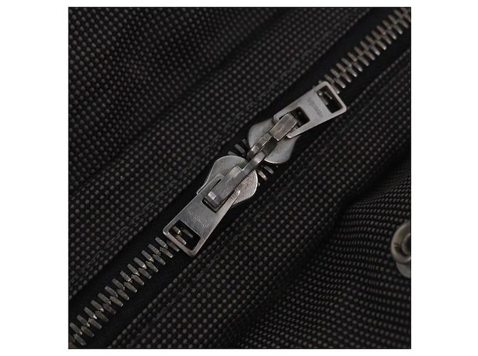 Hermès HERMES Her LinePM Handtasche Canvas Grau Silber Auth 203181A Braun - Ansicht 16