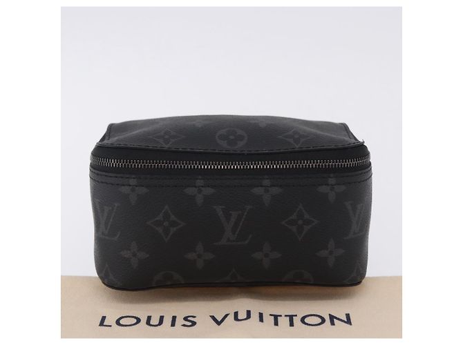 LOUIS VUITTON Monogram Eclipse Cube de Langemont PM Pouch M44697 LV Auth 200397V Monograma - vista 18