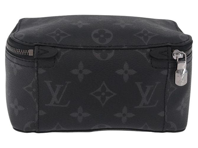 LOUIS VUITTON Monogram Eclipse Cube de Langemont PM Pouch M44697 LV Auth 200397V Monograma - vista 3
