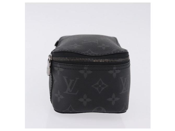 LOUIS VUITTON Monogram Eclipse Cube de Langemont PM Pouch M44697 LV Auth 200397V Monograma - vista 5